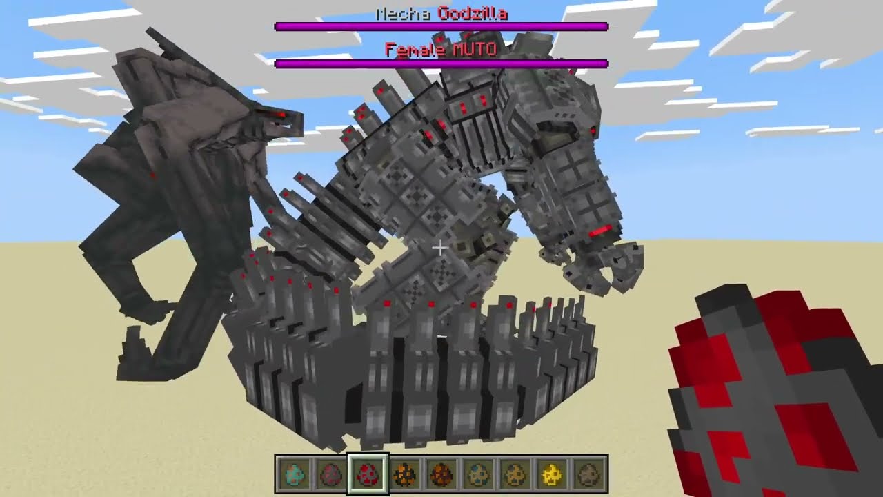 Godzilla Legacy of Titans ADDON in Minecraft PE