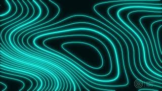 Cyan Neon 4K Ambient Background • 1 hour • Focus, Study, Sleep