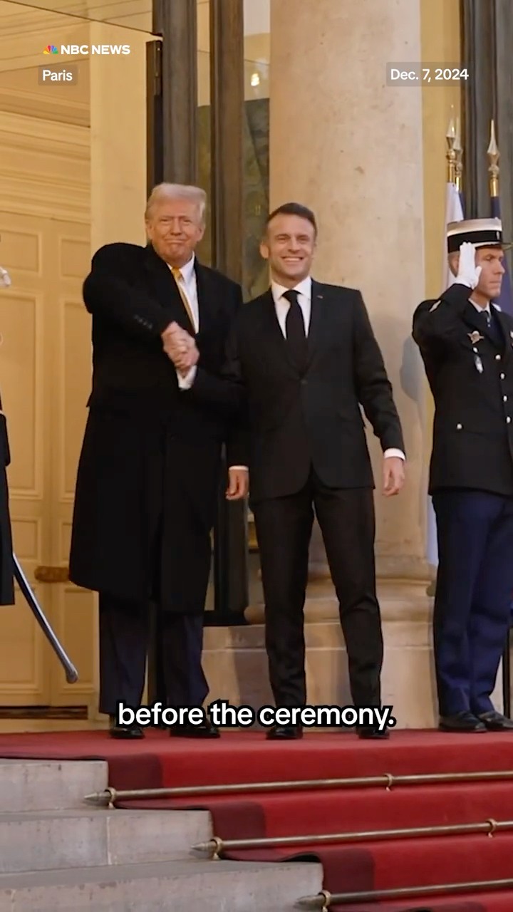 Trump meets with world leaders at Notre Dame reopening