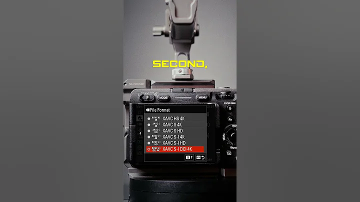 BEST Sony FX30 Cinematic SETTINGS (Part 1) – File Formats Explained! #sonyfx30 #filmmaking #filmtok