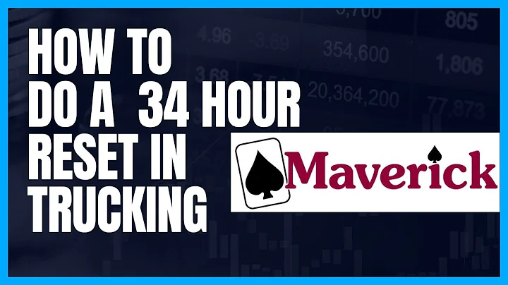 HOW I DO MY 34 HOUR RESET AT MAVERICK TRANSPORTATION FLATBED TRUCKING