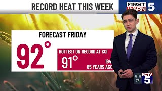 First Warn Forecast: Summer-like conditions in store, record heat possible Friday