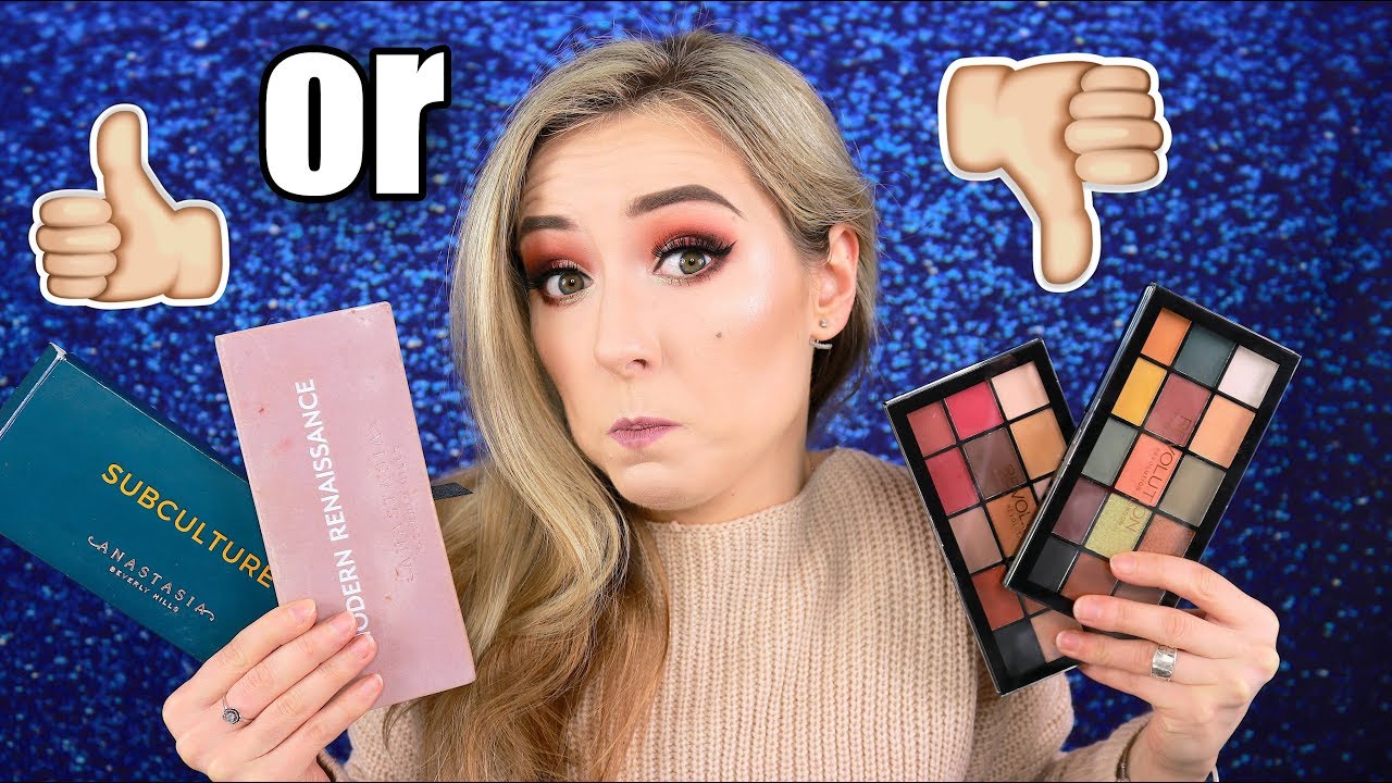 Tanie Zamienniki Modern Renaissance i Subculture ABH za 20zł.?? 4 Palety Re-loaded Makeup Revolution