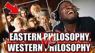 Eastern Philosophers vs Western Philosophers. Epic Rap Battles of History (REACTION!)
