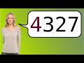 How To Say 4327 In French 
