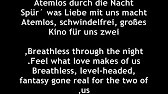 Helena Fischer Atemlos Lyrics English Translations Youtube
