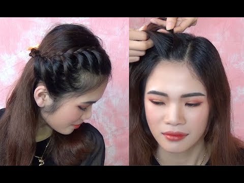 Hướng dẫn tết tóc đơn giản đi chơi , dự tiệc /hairstyles