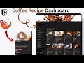 Coffee Recipe Dashboard | Brew Your Perfect Coffee ☕| Free Notion Template | How I Track My Coffee