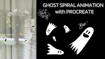 Ghost Spiral Animation with Procreate | Procreate Animation
