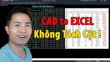 Xuất dữ liệu bảng từ AutoCAD sang Excel không tách cột (lisp TE), lý do là đây!