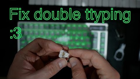 Asus Rog Azoth fix double typing issue