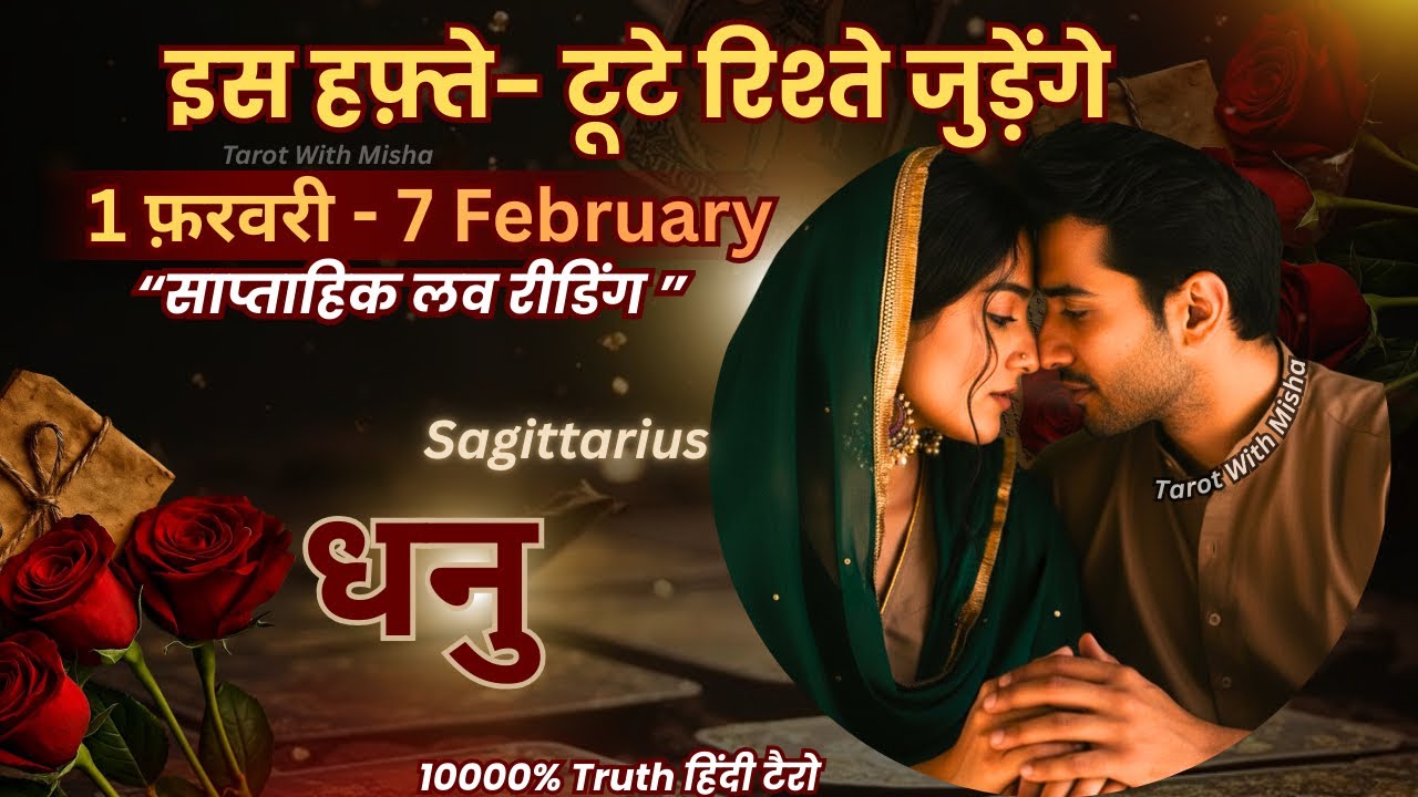 धनु ♐️ SAGITTARIUS✨| 1- 7 FEBRUARY | साप्ताहिक लव रीडिंग |♥️करंट फीलिंग्स+अगला कदम TAROT WITH MISHA 