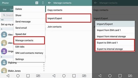 How to save your contacts as (.Vcf) file in android devices