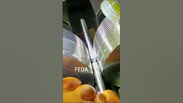 FEDA customized high precision worm thread rolling machine #machine #auto #custom #making #cnc #worm