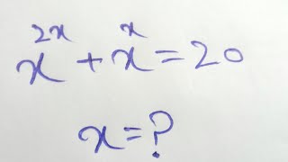 A nice exponential equation of mathematics|| how to solve the value of x by easy method