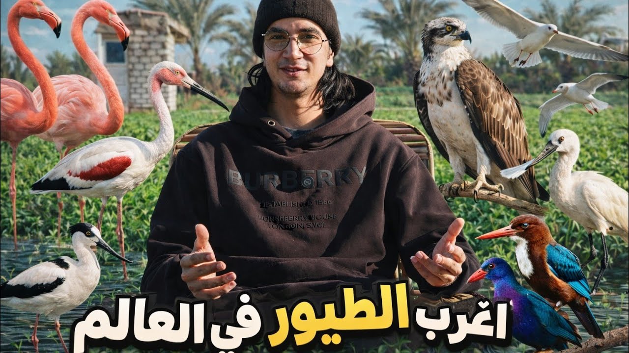 الطيور الشائعة في المناطق الرطبة  في مصر