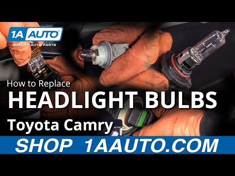 How to Replace Headlight Bulbs 11-17 Toyota Camry