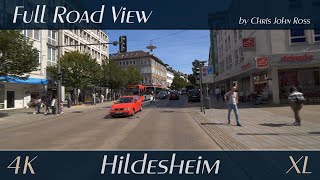 Hildesheim, Germany: Stadtfahrt / City Tour - 4K (2160p/60p) XL-Video / Cinema Quality / Ultra HD