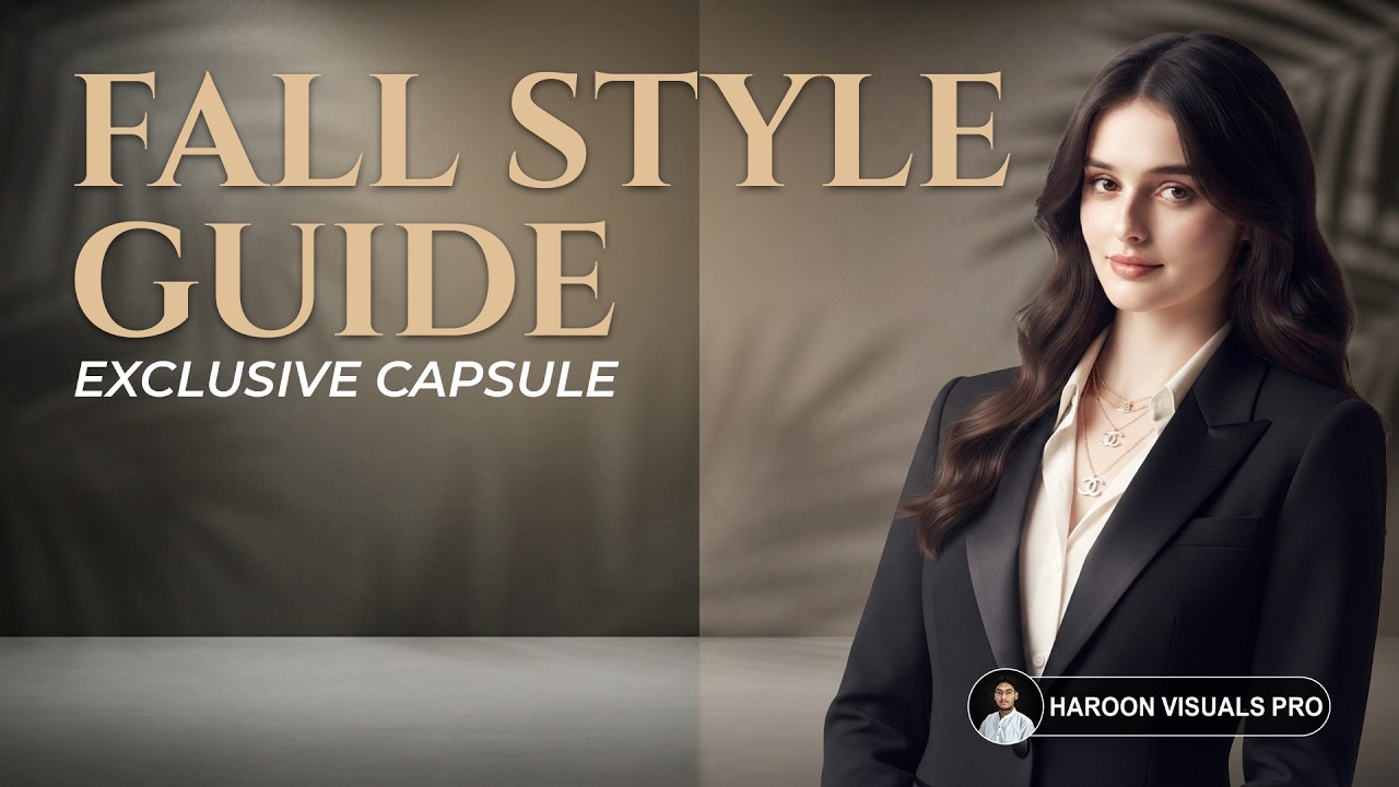 How to Design a Luxury Fashion YouTube Thumbnail