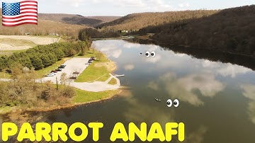 Parrot Anafi at Lake Donegal It