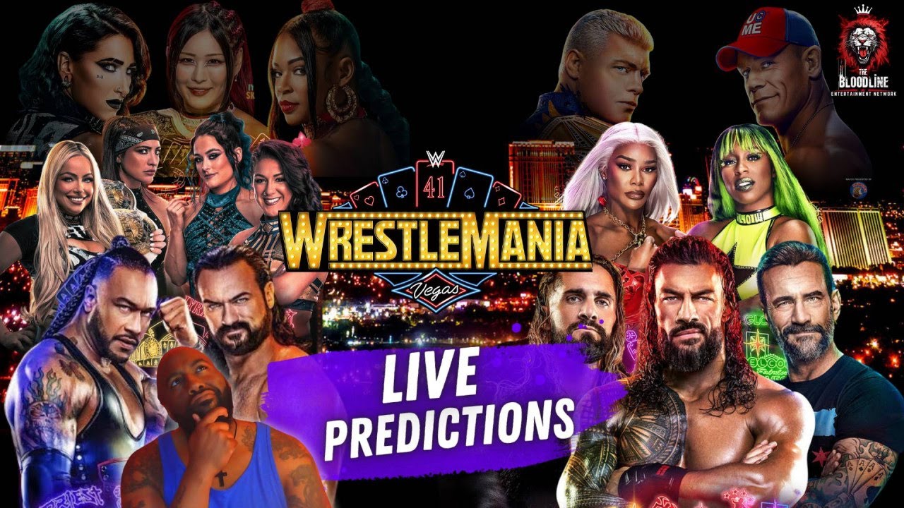 🩸 Who You Got? | Wrestlemania 41 Predictions | Live Show #wrestlemania