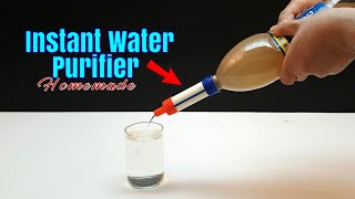 How to Make Instant Water Purifier for Free of Cost | Creative Life