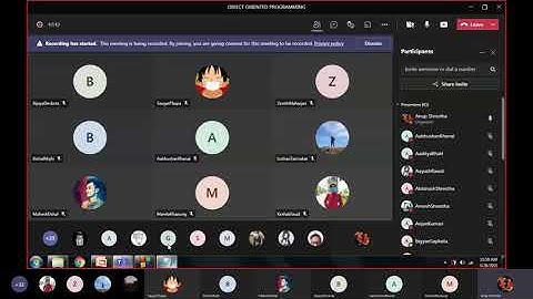 OBJECT ORIENTED PROGRAMMING 20210520 102706 Meeting Recording