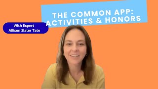 How to Describe Activities & Honors on The Common App: What Admissions Officers Really Want to See