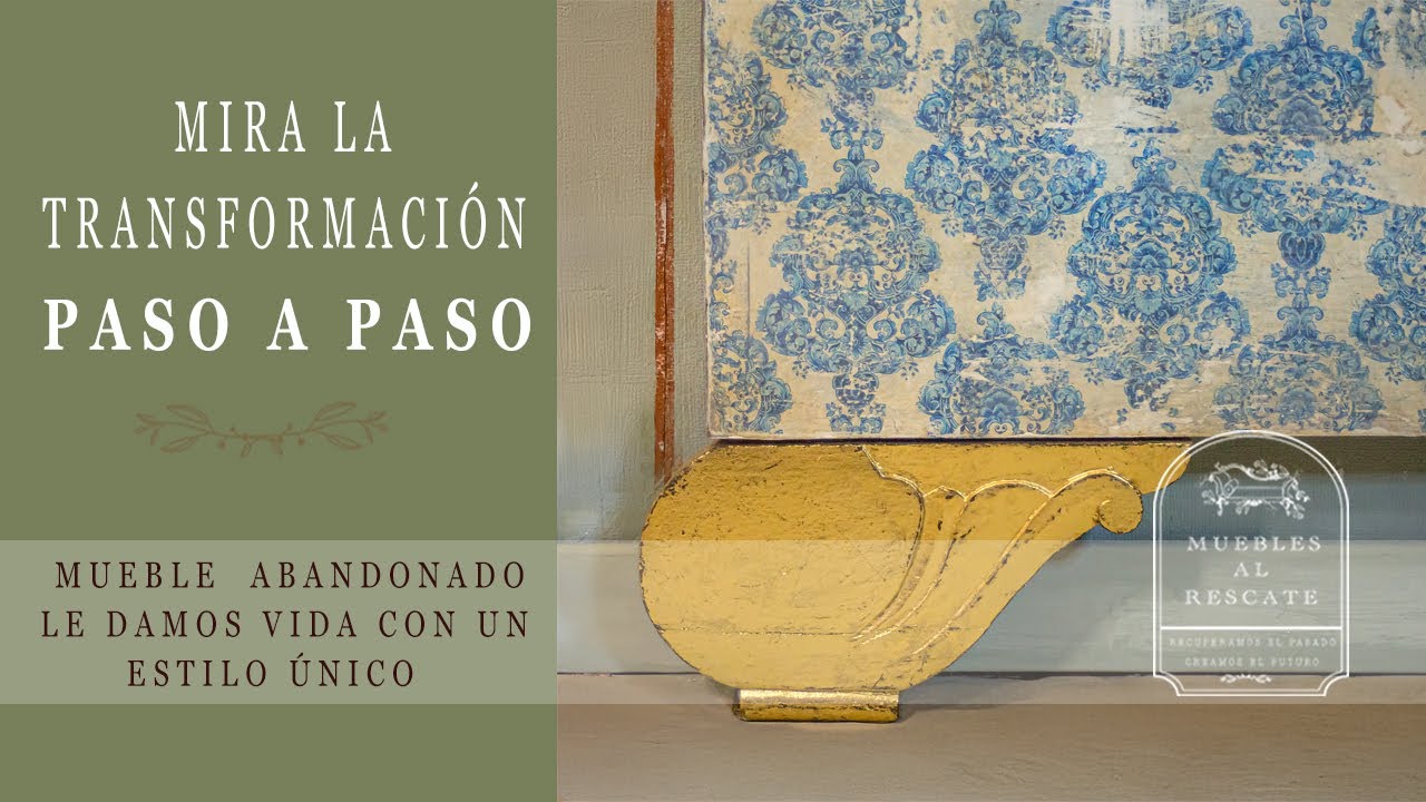 [PASO A PASO]TRANSFORMACIÓN RADICAL de CABEZAL ANTIGUO VINTAGE (furniture in spanish) 🌎​🪵