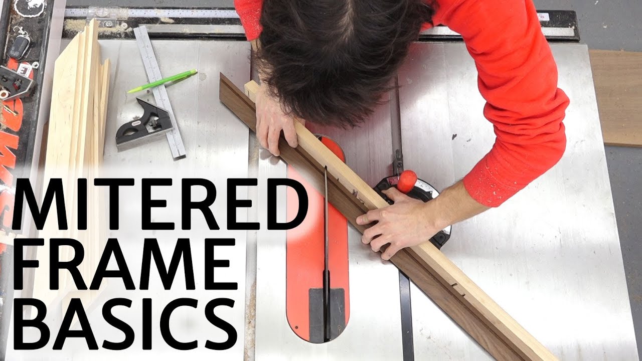 Making Picture Frames with Epoxy Perimeter Inlay | Woodworking Project ...