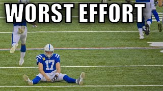 NFL "Worst Effort" Plays