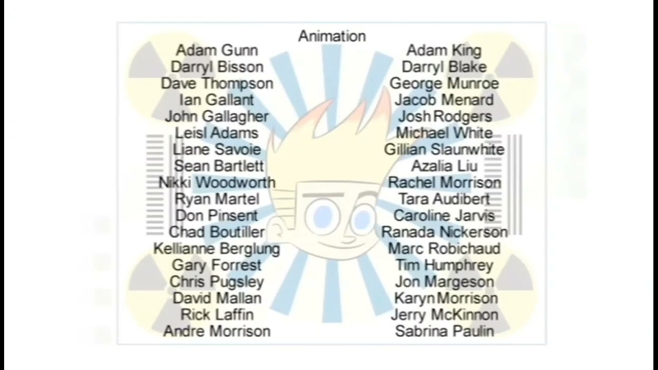 Johnny Test credits season 2( version 1)