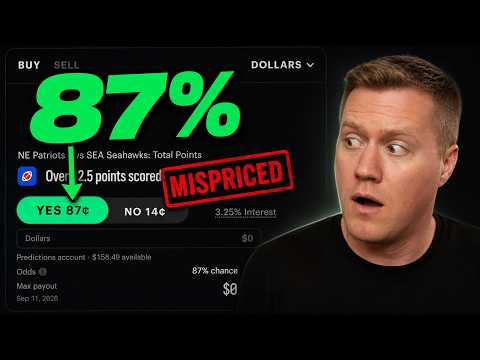 Kalshi NFL Strategy: The Bet That Wins 87% of the Time - Matt Downs on YouTube
