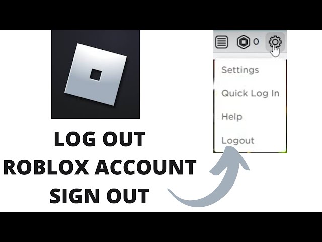 How to LogOut of ROBLOX PC (Quick and Easy) 