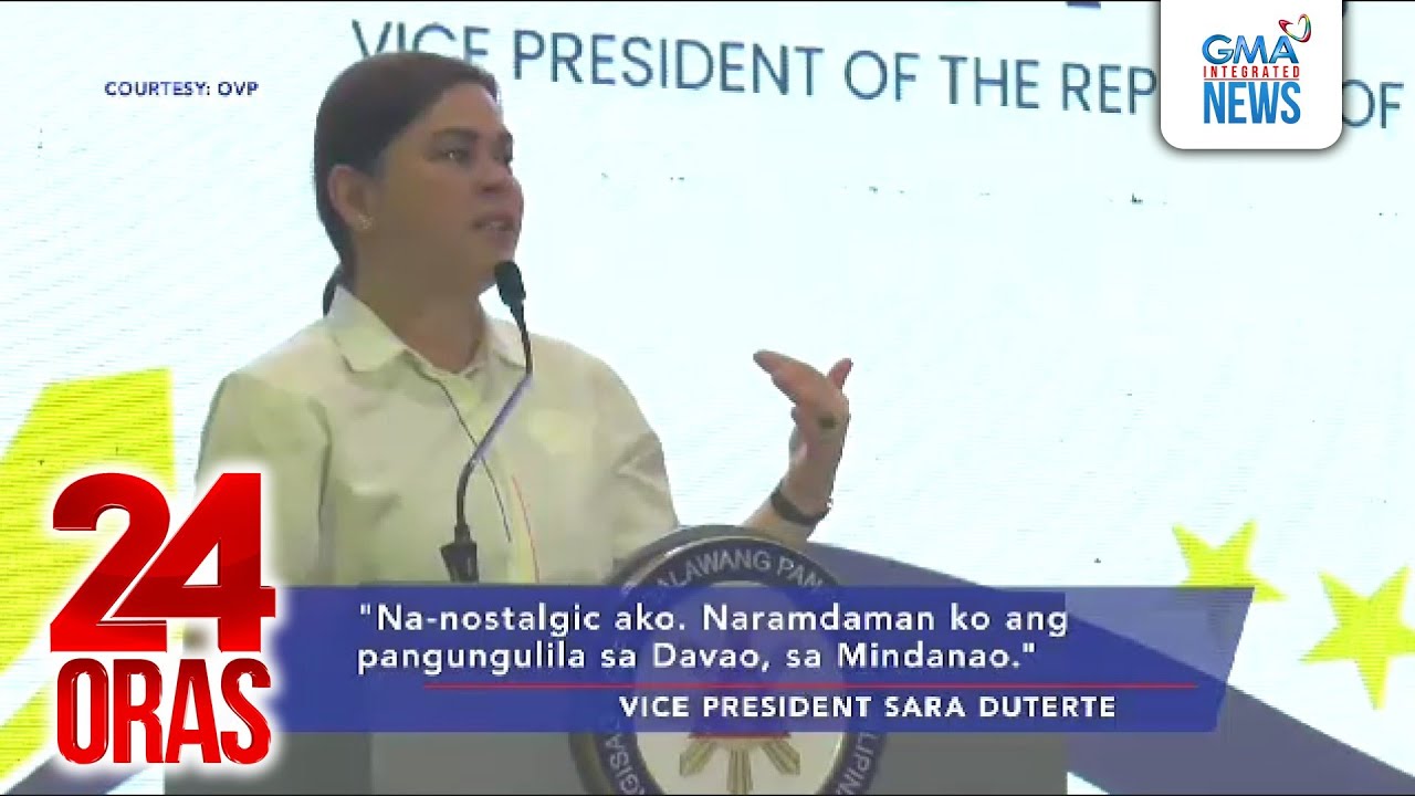 VP Duterte - ‘Di na tinitingnan ‘yung tsansang makauwi si ex-Pres. Duterte... | 24 Oras