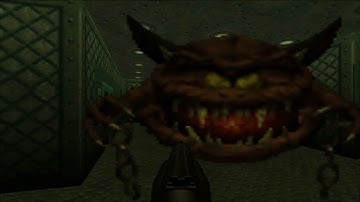 Doom64 on Mupen64Plus emulator running on Ubuntu Linux