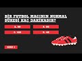 Futbol bilmece test 1