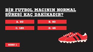 Futbol bilmece test 1