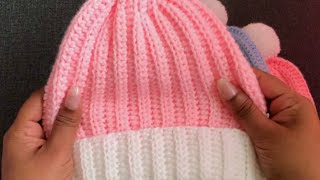 Easy crochet kids hat/crochet beanie