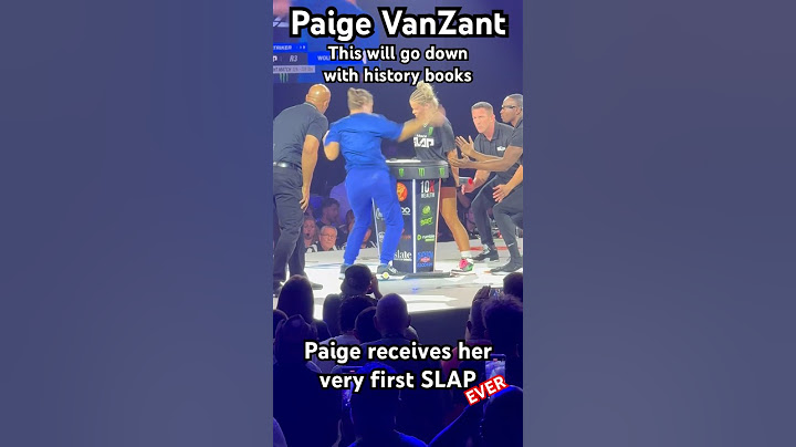 Paige VanZant RECEIVES her FIRST SLAP EVER, POWER SLAP #powerslap #slap #paigevanzant #ufc