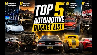 Top 5 Automotive Bucket List Events (Sema, Woodward & More)