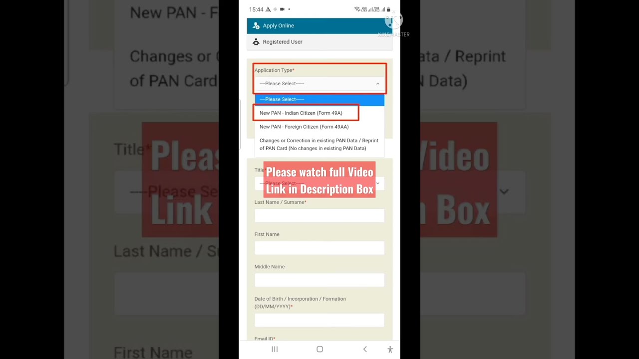 How To Apply PanCard On NSDL Website With Photo Signature