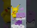 LEGO POKEMON Pikachu Brick Building purple sleeping kitten #SHORT