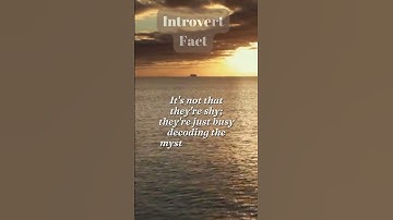 Introvert facts