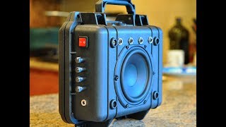diy pelican 1200 hifiboombox ver2 w/4 channel mixer & bbe sound!