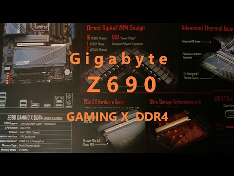 Gigabyte z690 Gaming X DDR4 | Подробный обзор материнской платы