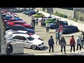 GTA5 PACKED CAR MEET!!! 🤯 EZKO STANCE CREW 🔰