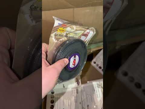 Защита дверей силикон 5м. black "Широкий" Чорний, видео 1