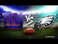 NY Giants Vs Philadelphia Eagles Live Play By Play