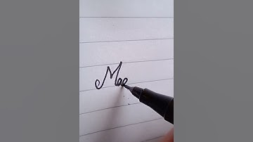 Madonna name in cursive writing#cursive#writing#madonna#khushicursivewriting#short